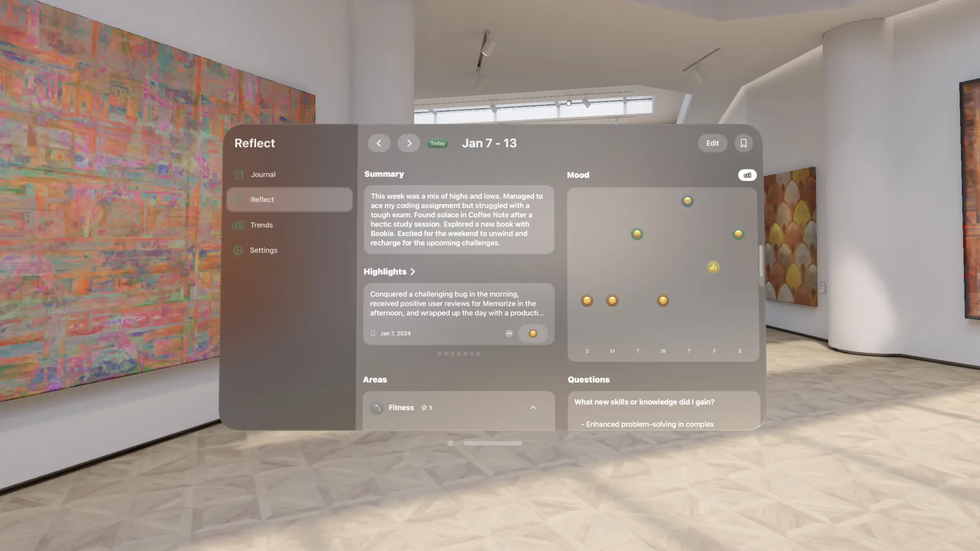 Reflect - Journal & Mood screenshot 5