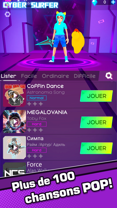 Screenshot #1 pour Cyber Surfer: EDM & Skateboard