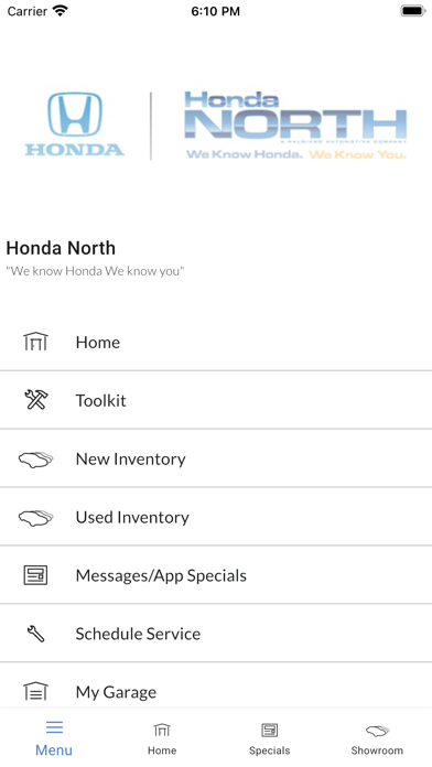 Honda North MLink Screenshot
