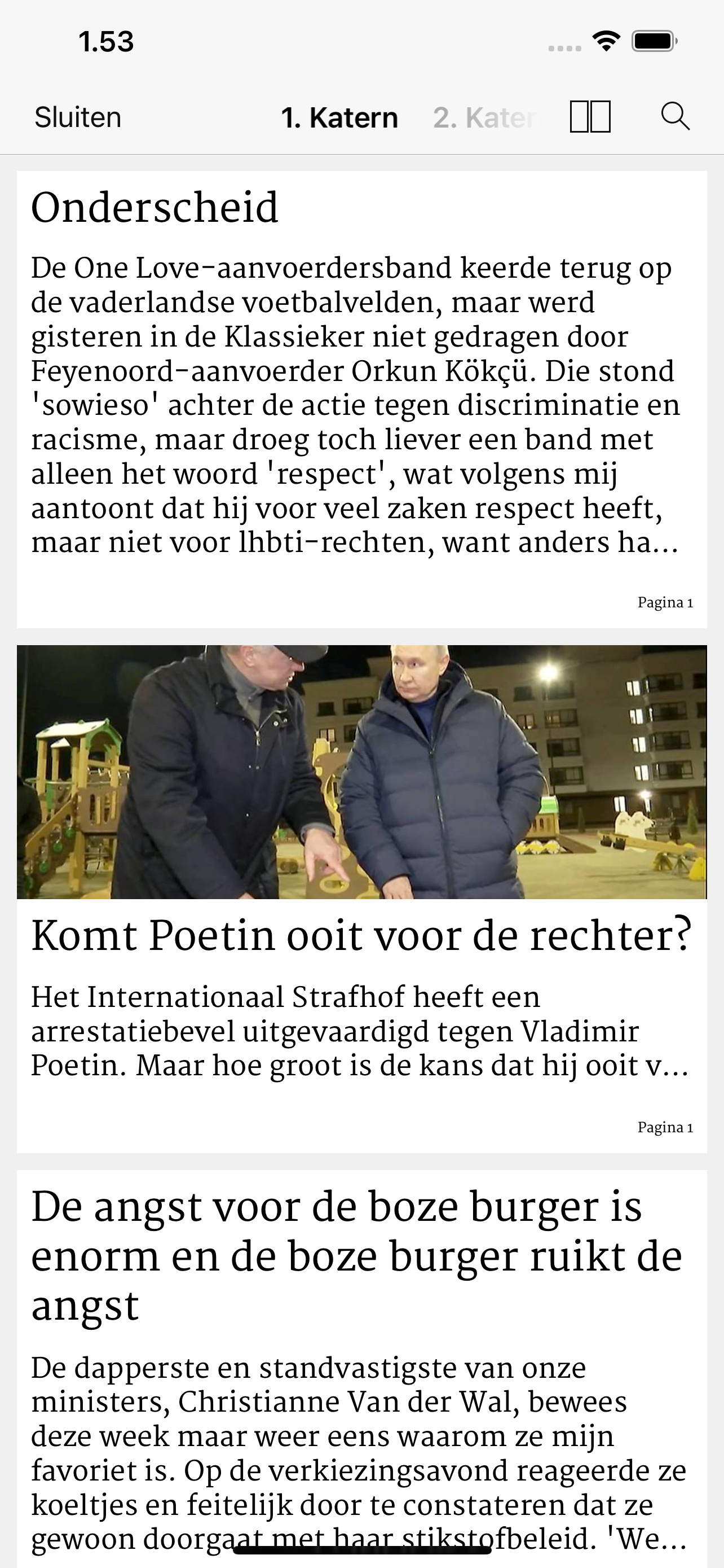 de Volkskrant Krant