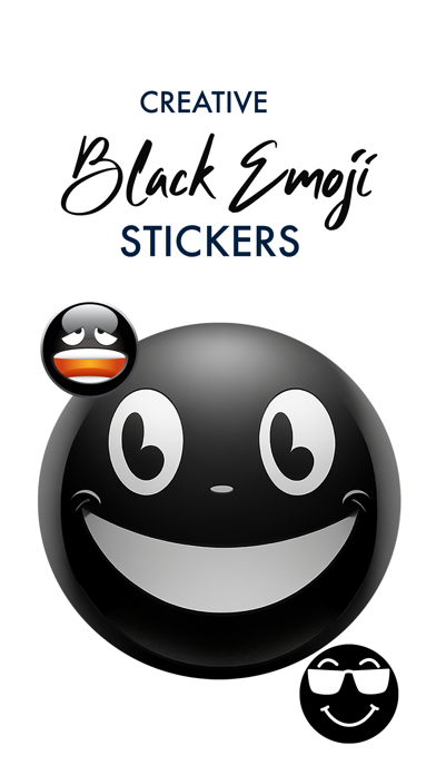 Screenshot #1 pour All Black Emoji