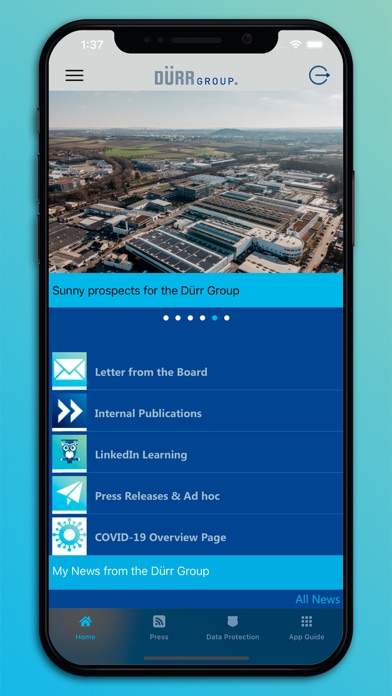 DÜRRnet Screenshot