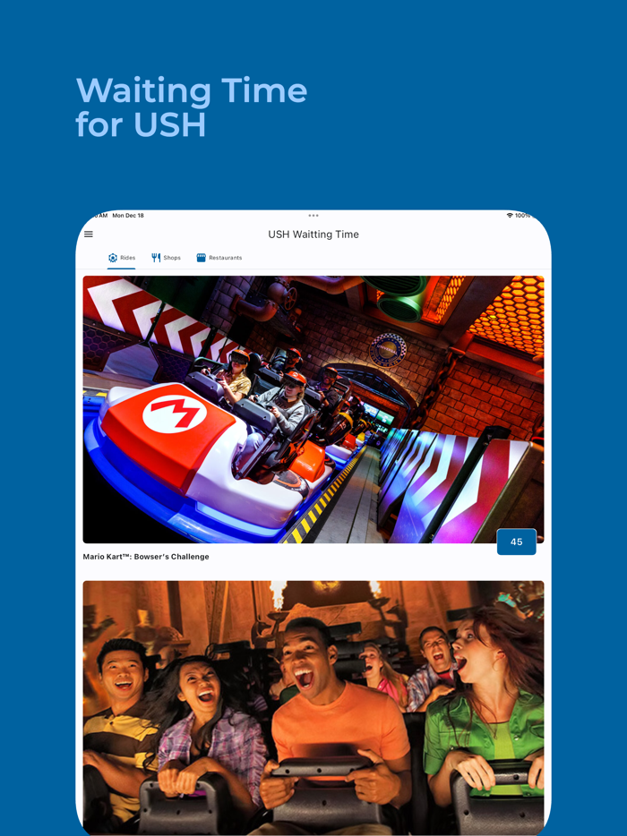 USH Waiting Time Unofficial