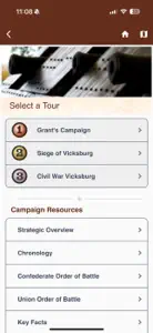 Vicksburg Battle App screenshot #2 for iPhone