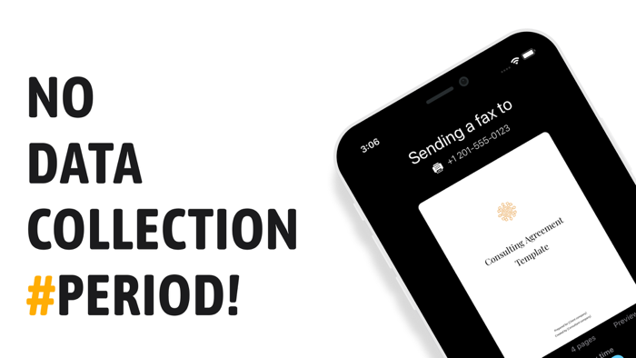 FAX send from iPhone - eFax