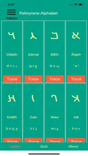 palmyrene alphabet iphone screenshot 1