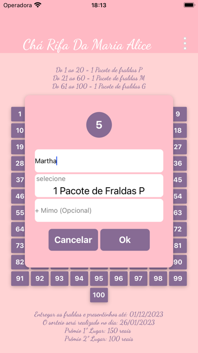 Chá Rifa Screenshot
