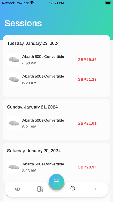 EV-1: UK EV charging app Screenshot