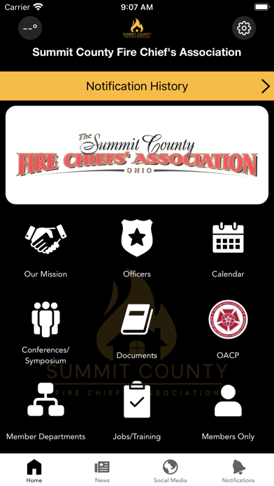 Summit County Ohio FCA Screenshot