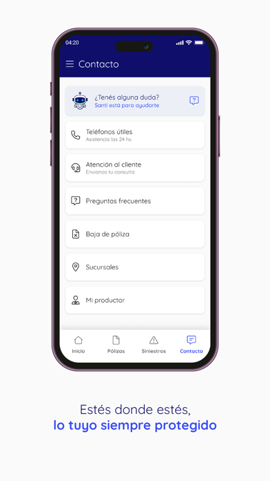 San Cristóbal Seguros Screenshot
