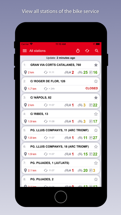 Bicis Barcelona Screenshot