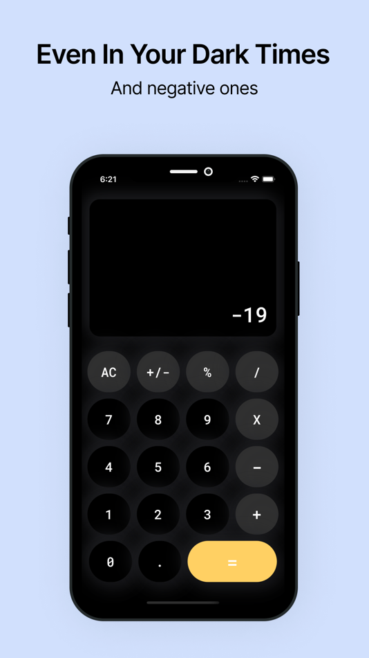 #2. Calculatr: Count On Me (iOS) 来自: Yash Poojary