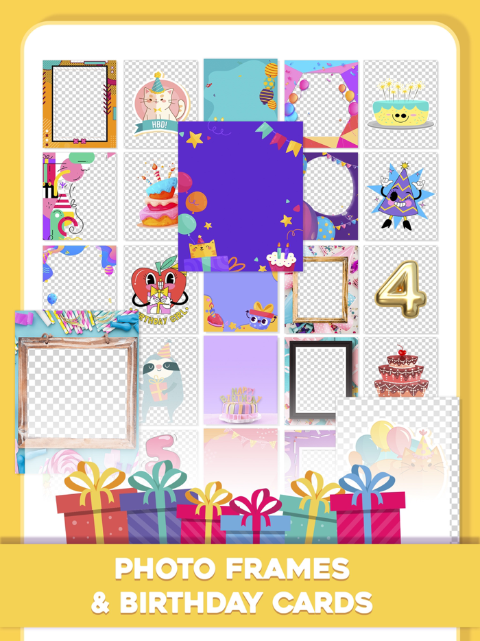 Birthday Frames Photo Editor .