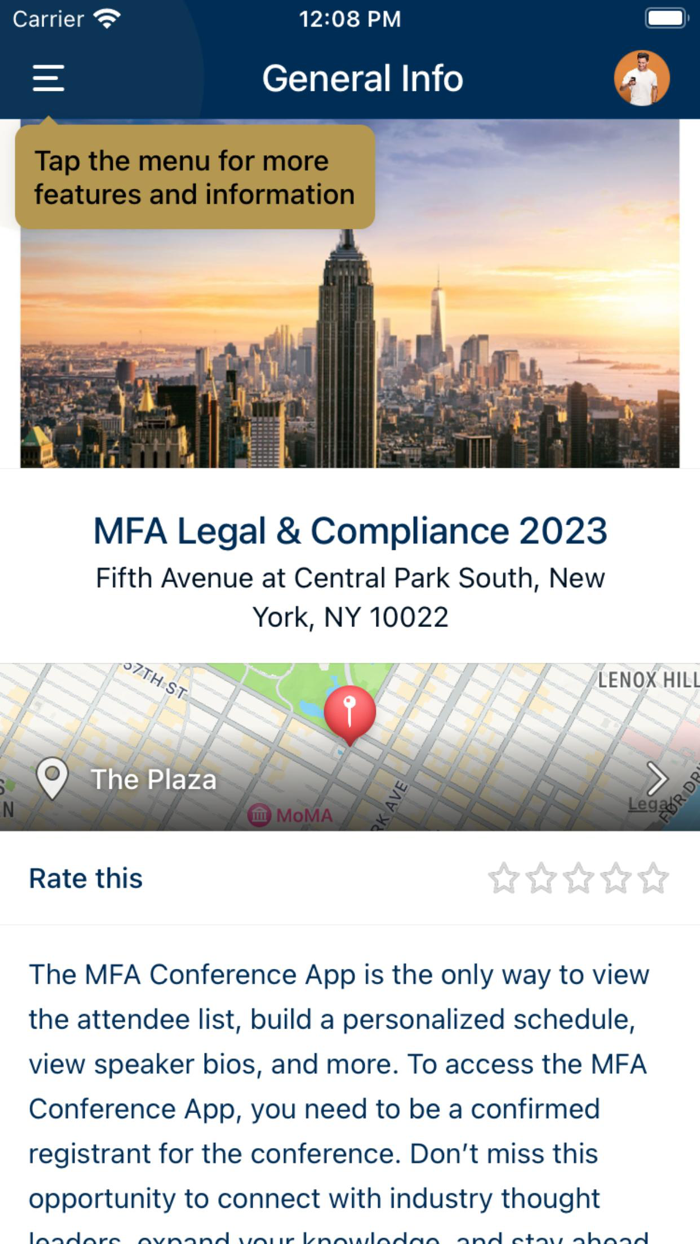 MFA Conference App