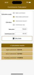 Commission Calculator ٭ screenshot #1 for iPhone