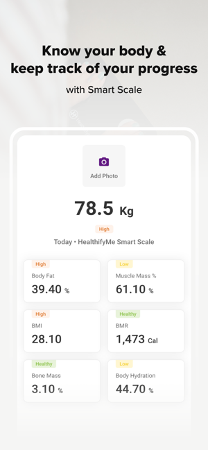 ‎HealthifyMe: Weight Loss Plan Screenshot