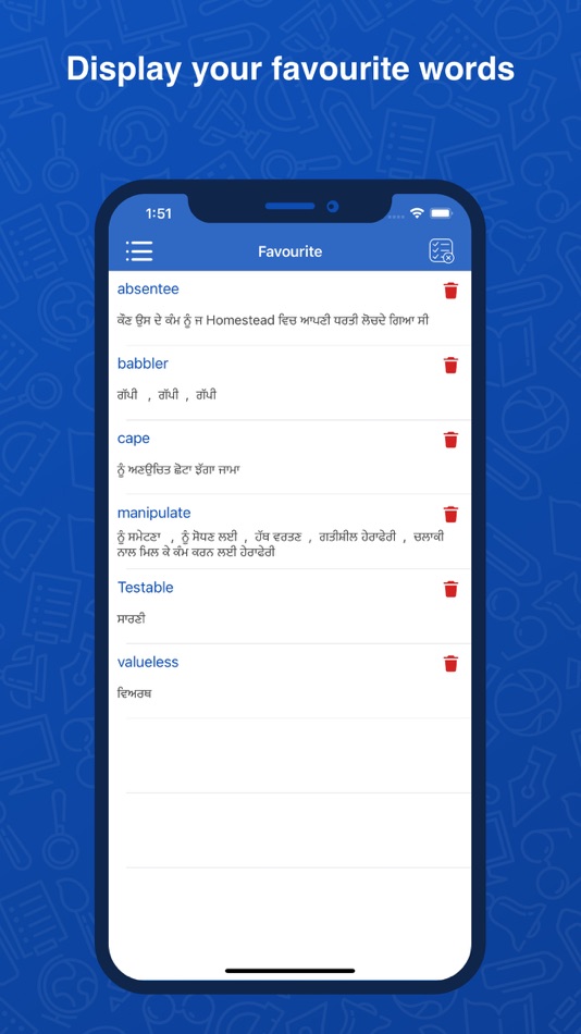 #7. Punjabi Dictionary: Translator (iOS) Podle: Rushikesh Trivedi