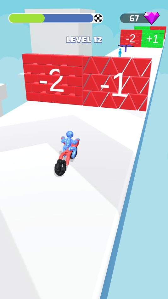 #5. Human Vehicle: Rope-man 3d run (iOS) 由: Adnan Sohail
