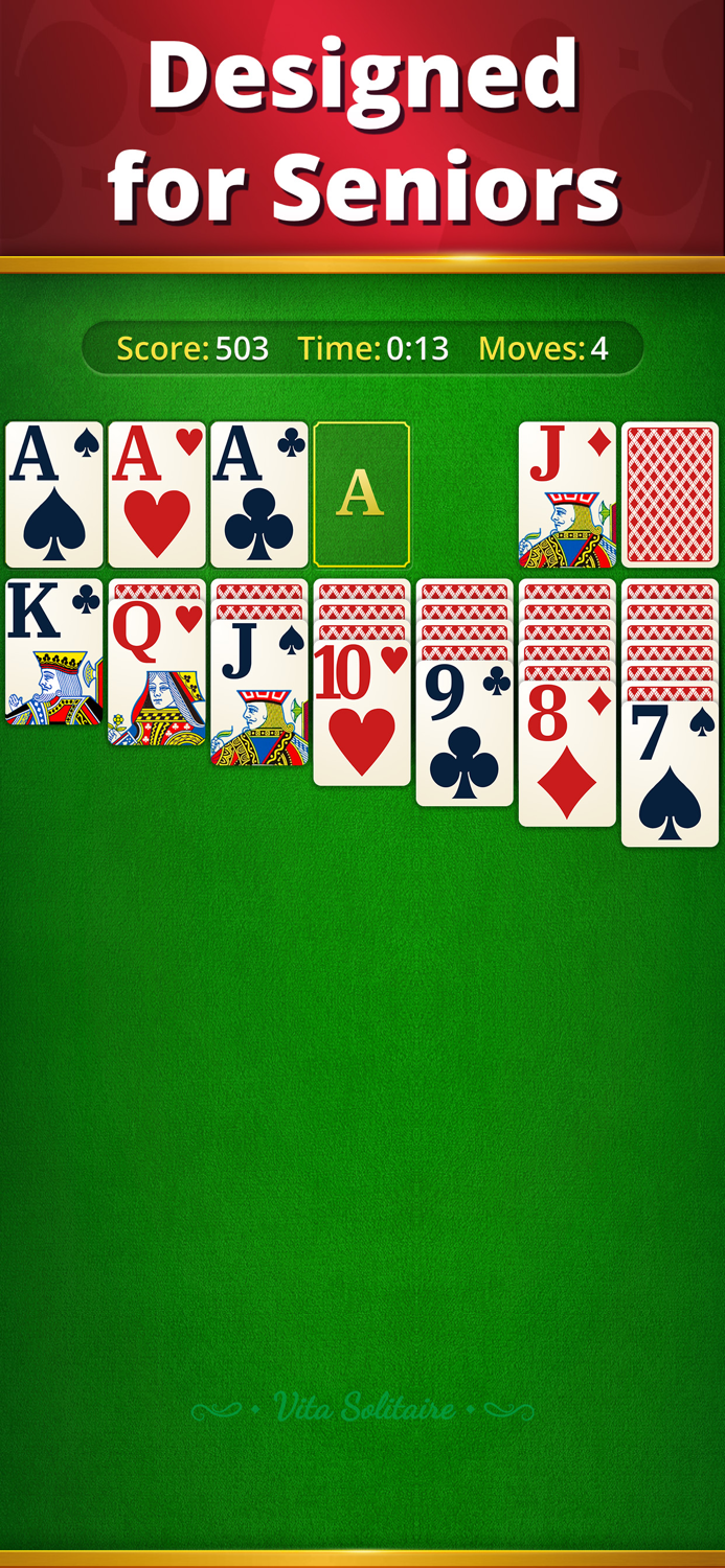 Vita Solitaire for Seniors