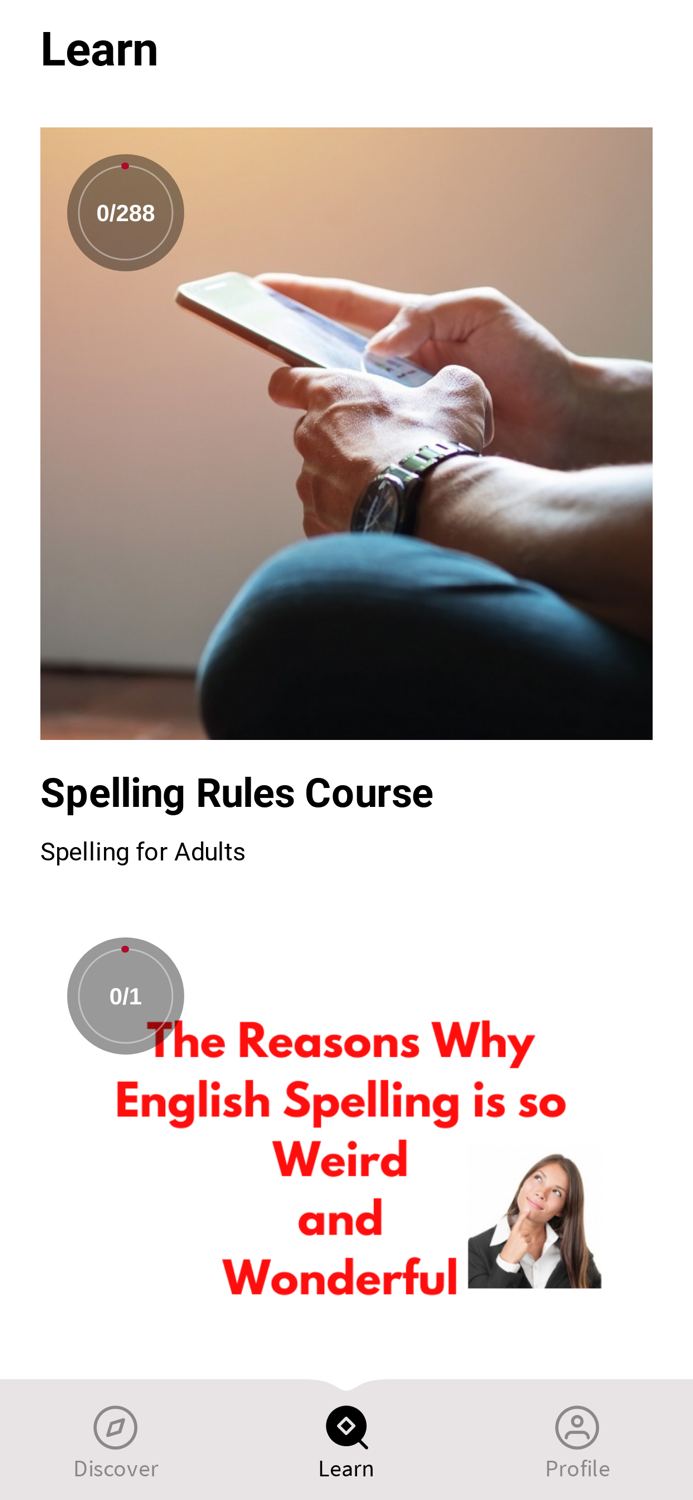 Spelling Rules Course