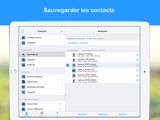 Screenshot #6 pour Cleaner - Merge Contacts