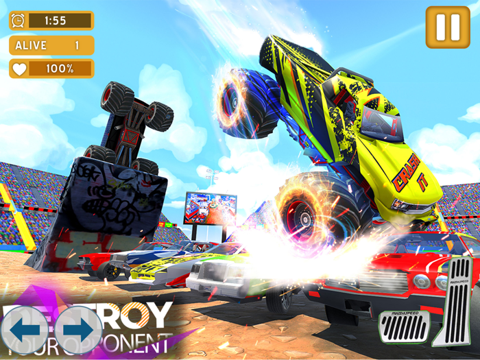 Monster Derby Truck Demolition