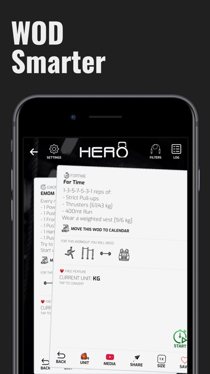 Hero WOD - Workouts Generator