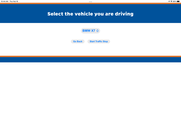 Virtual Traffic Stop