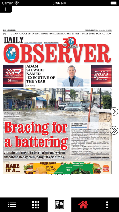 Jamaica Observer Screenshot
