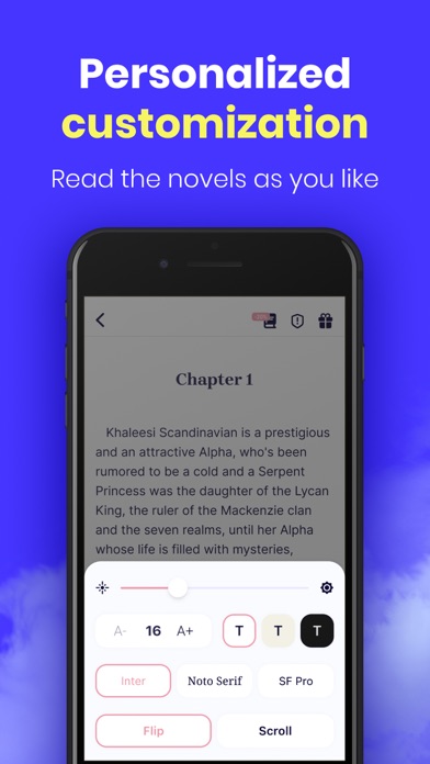 AlphaNovel - Novels & Stories Screenshot