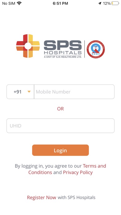 SPS MyHealth Screenshot