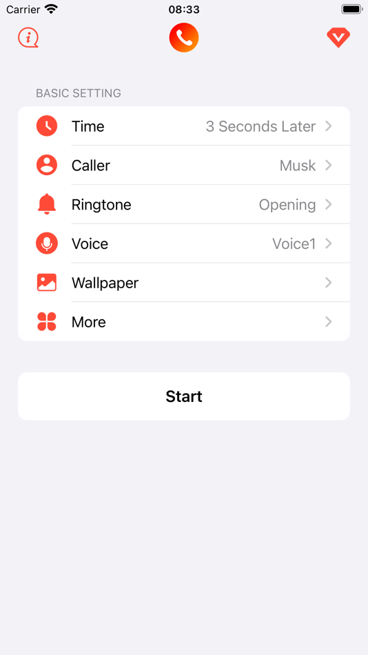 #1. Call Simulator-Speech Practice (iOS) بواسطة: 雪景 潘