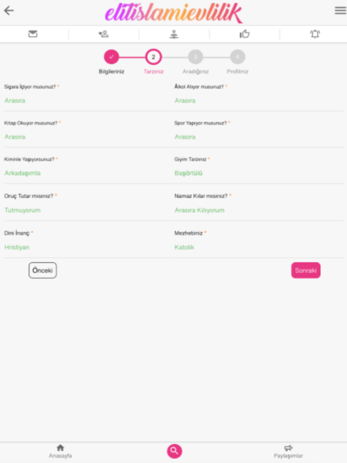 Elit İslami Evlilik Sitesi