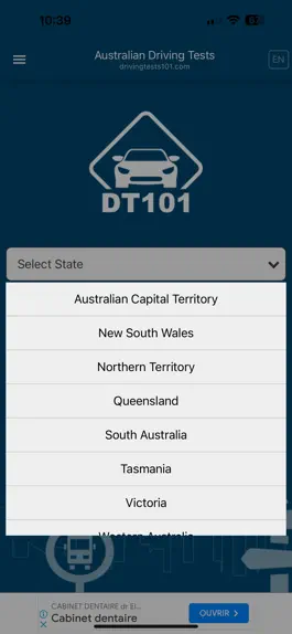 Game screenshot Australian Driving Tests apk