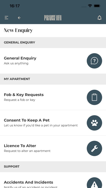 Paradise View Resident App