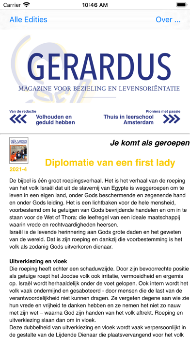 Gerardus Magazine Screenshot