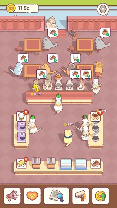 Cat Snack Cafe -Food Bar Games Screenshot
