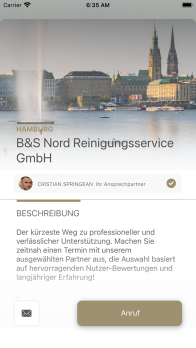 Hausverwaltung Dienstleister Screenshot