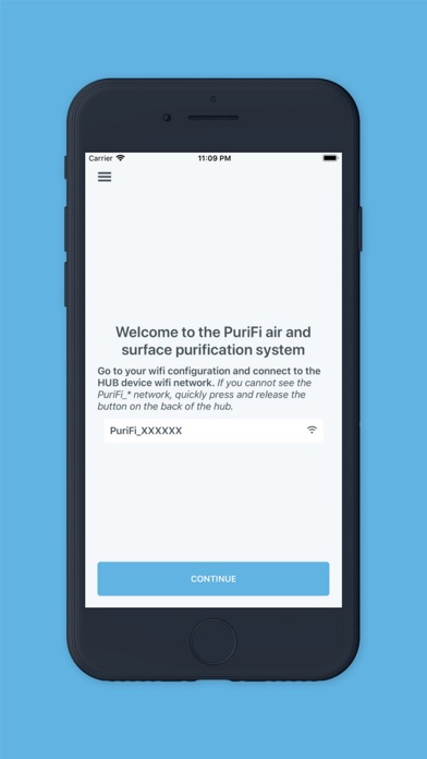 PuriFi Install Screenshot