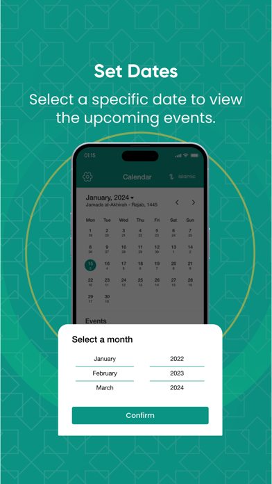 Jamaat Islamic Calendar Screenshot