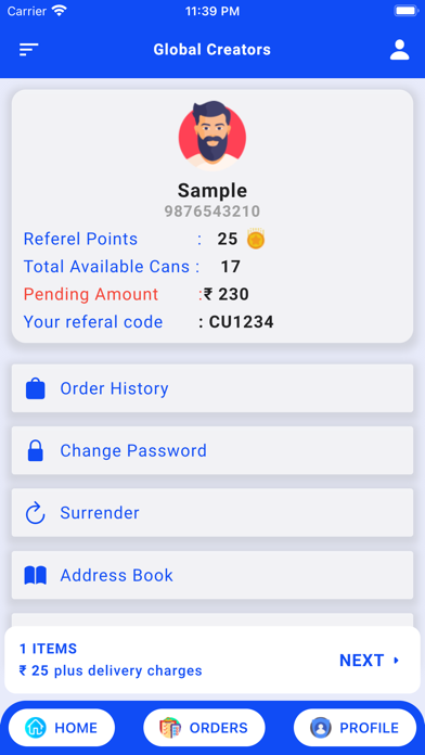 Click Your Water Screenshot