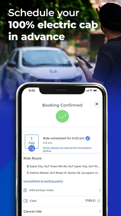 BluSmart: Safe Electric Cabs Screenshot
