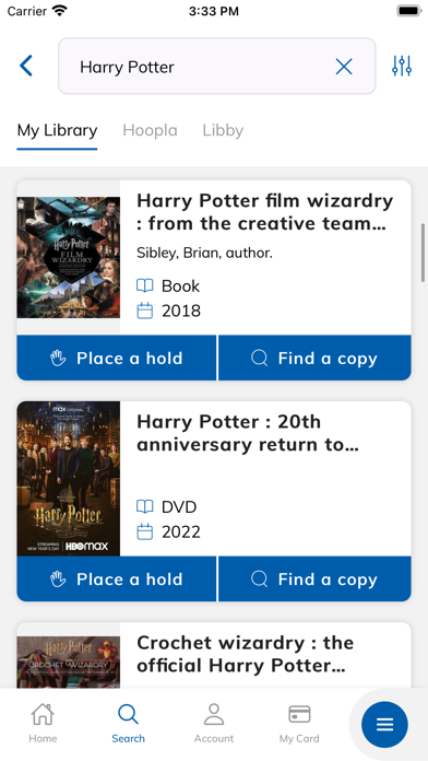 Salt Lake County Library Screenshot