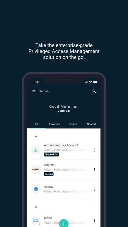 Delinea Secret Server Mobile