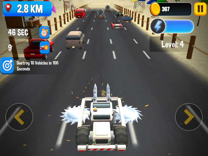 Skateboard Traffic Racer