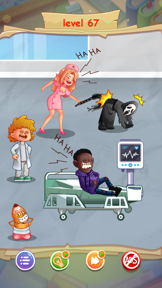#7. Pencil Eraser 2: Nurse Puzzle (iOS) By: Gioi Pham