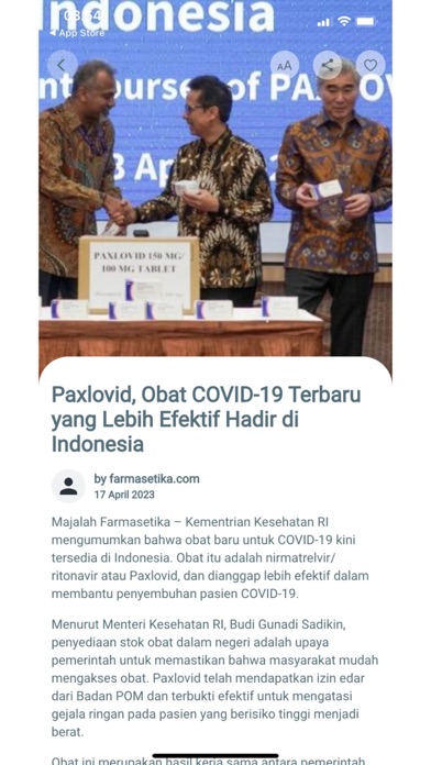Majalah Farmasetika Screenshot