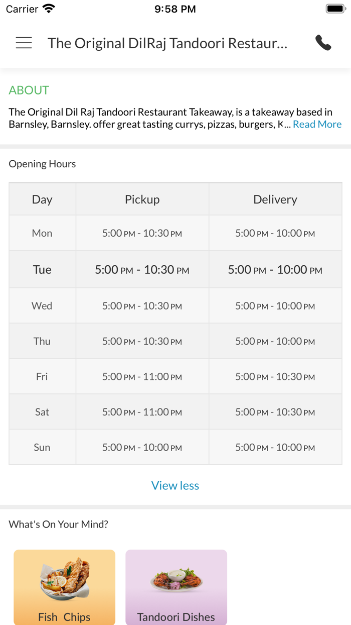 The Original DilRaj Tandoori.