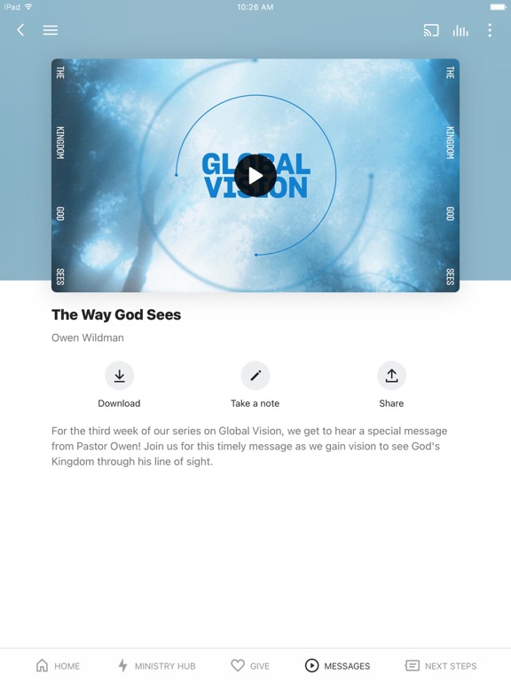 Heights Church Prescott iPad screenshot 3 - Education app