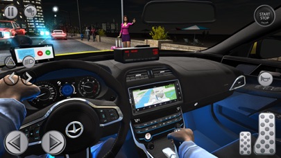 Grab City Taxi: 車ゲーム 3Dのおすすめ画像1